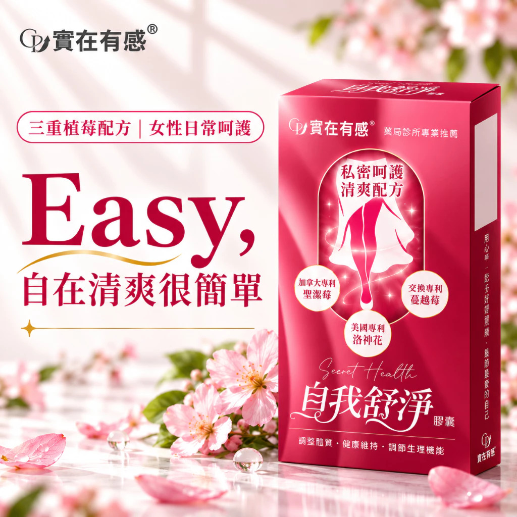 【健知樂生技】美國專利蔓越莓 | 益生菌｜洛神花＋聖潔莓｜改變細菌叢生態｜女性私密呵護｜實在有感®
